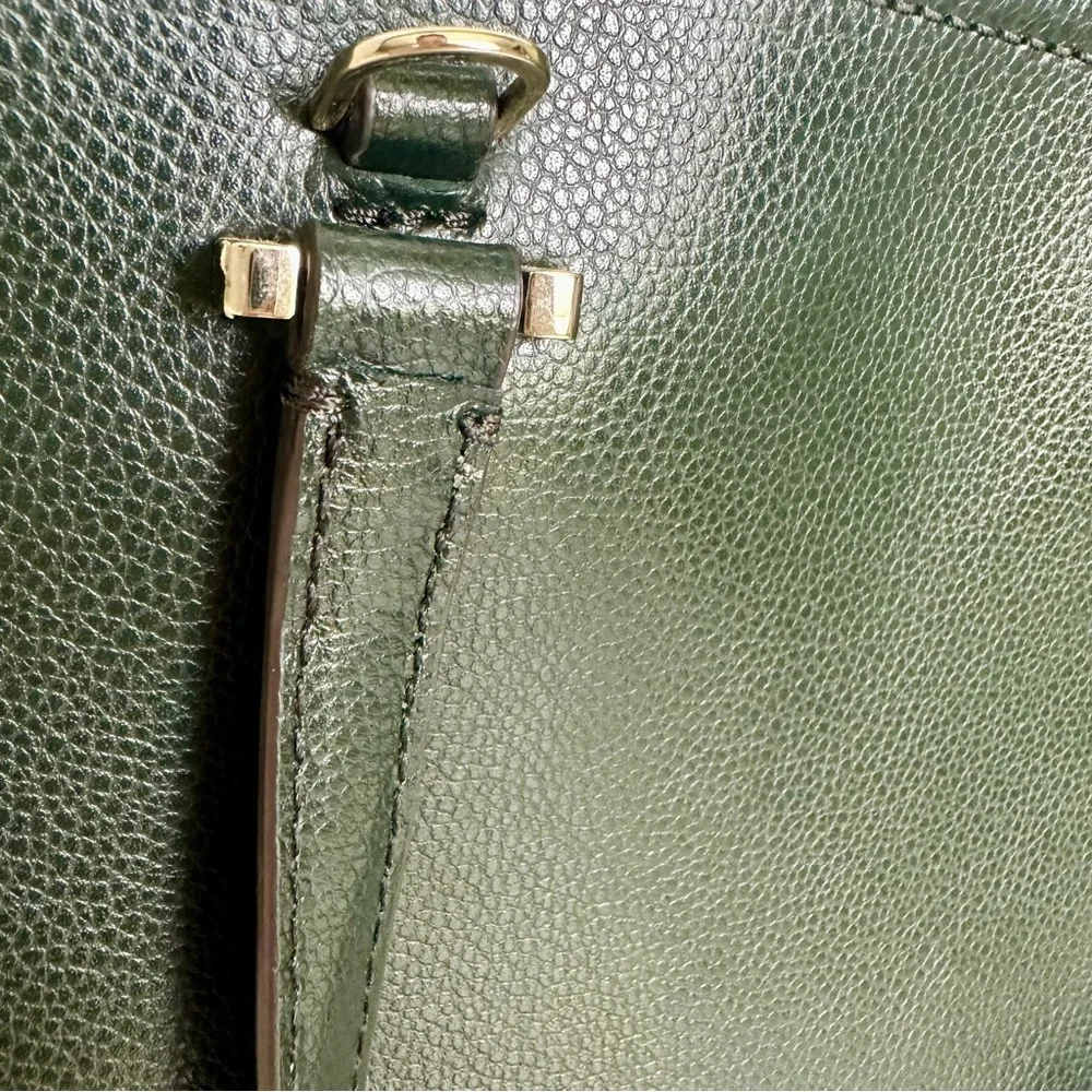 Kate Spade New York Forest Green Dome Purse w Cross Body Strap - Picture 7 of 16